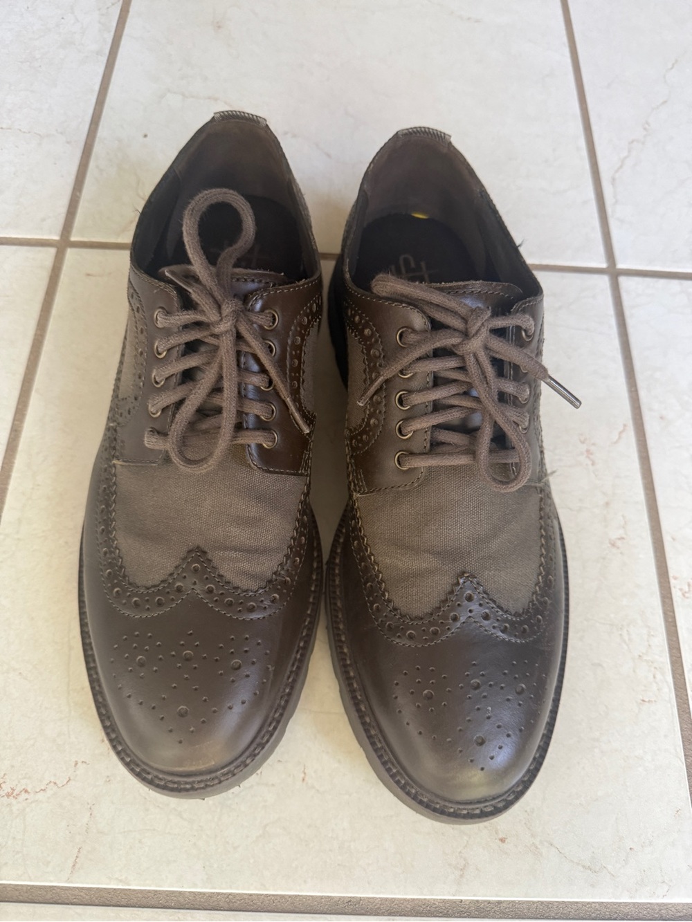 Cole Haan Brown Wingtip Oxford Shoes